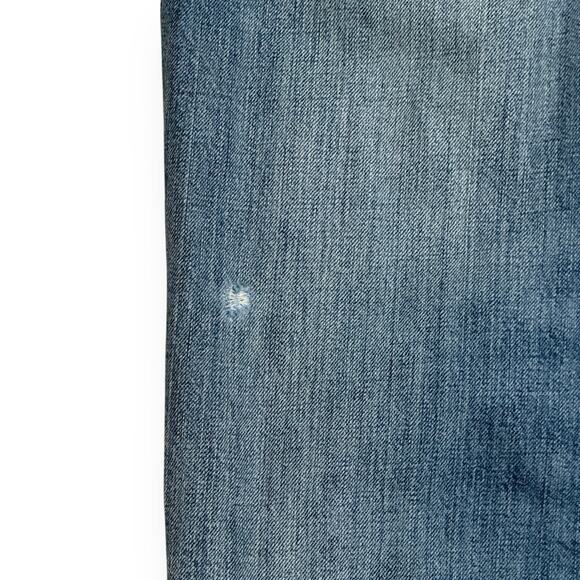 Levis 541 Athletic Fit Distressed Jeans Mens 36x32 Blue Medium Wash 100% Cotton - Picture 7 of 11